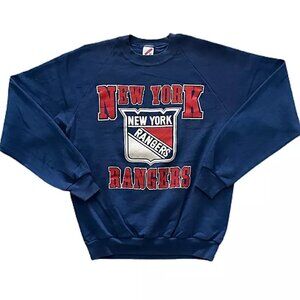 Vintage 1980s New York Rangers Hockey Sweatshirt, Retro NHL NY Rangers Shirt Tee